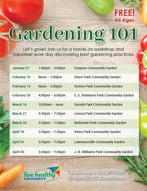 Gardening 101 - Free for All Ages